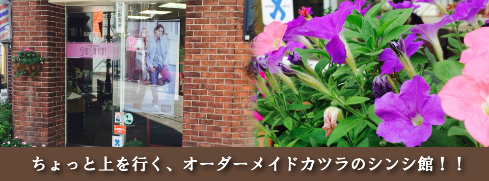 理容室シンシ館のカツラ